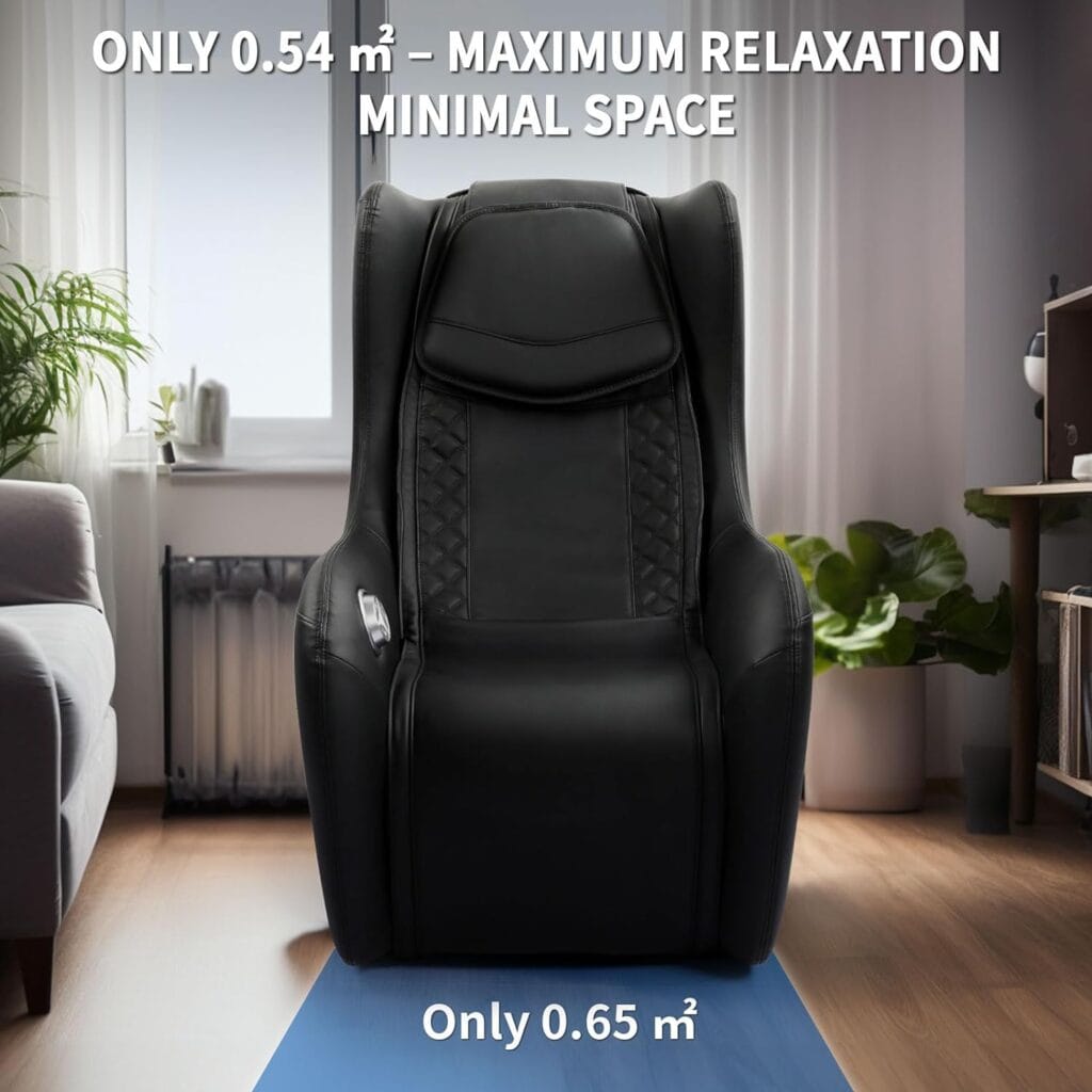 HealthRelife Sillón de masaje 3D piel