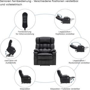 MCombo 7546 Sillón de Relax eléctrico