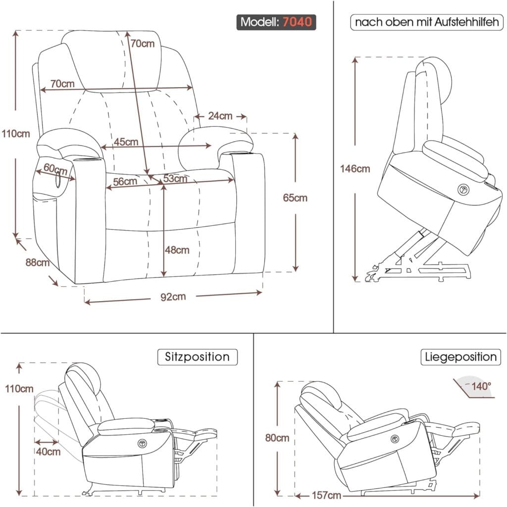 sillon electrico MCombo 6160